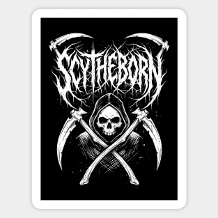 Scytheborn – Grim Reaper Death Metal Design Magnet